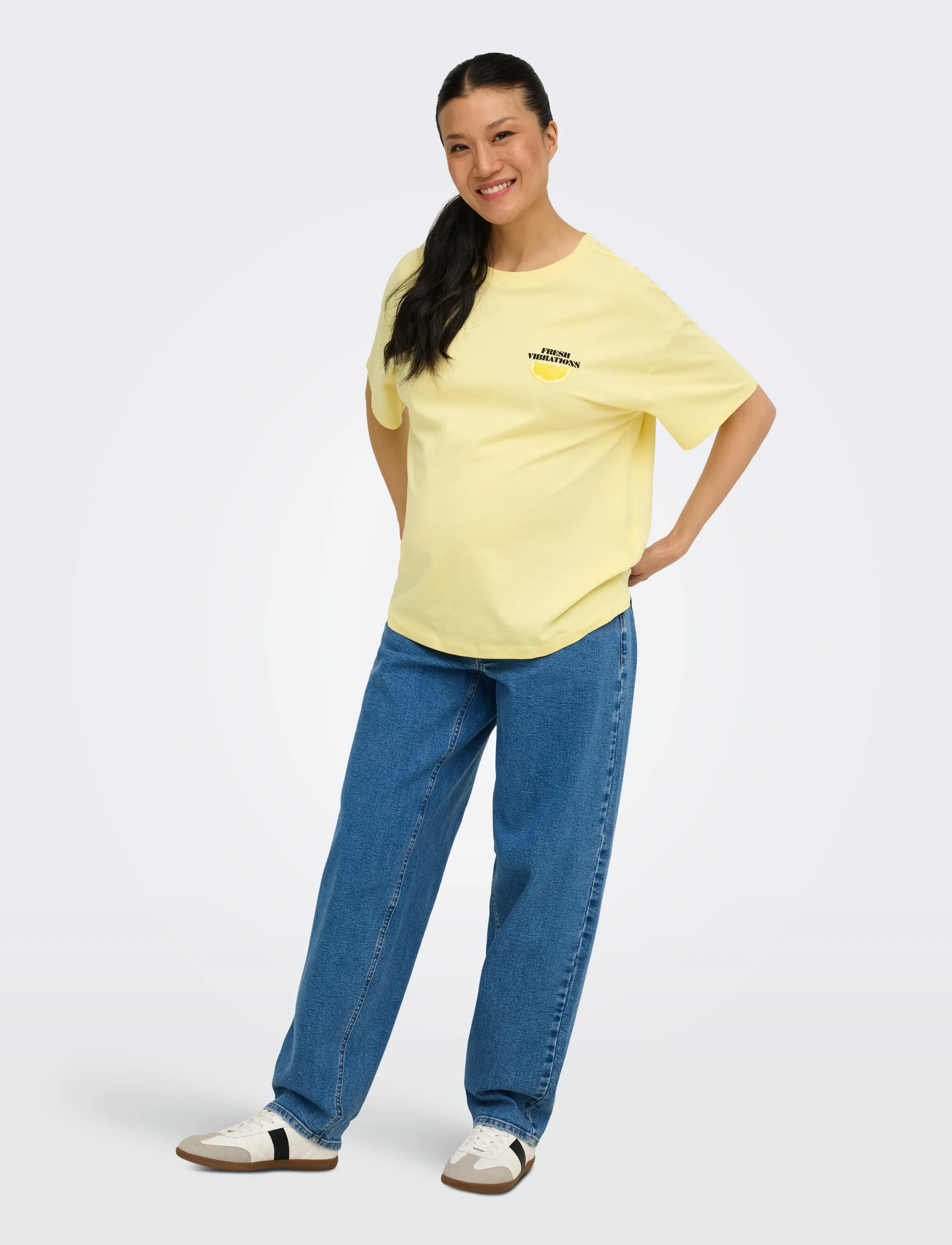 Only Maternity - OLMVIVVI S/S LOVELY TOP JRS - alussärgid - sunlight - 5