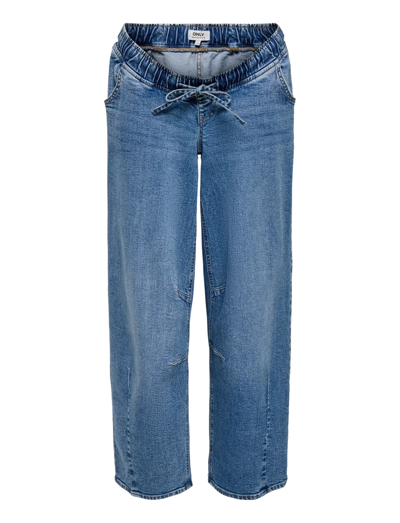 Only Maternity OLMZIVA MW PULL-UP BARREL DNM PIM - Only Maternity - MEDIUM BLUE DENIM / blue