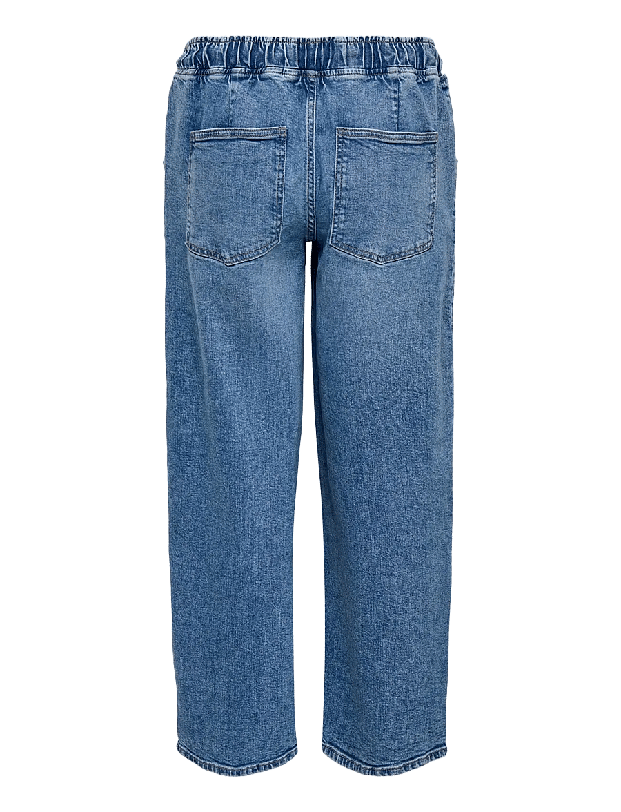Only Maternity - OLMZIVA MW PULL-UP BARREL DNM PIM - medium blue denim - 1