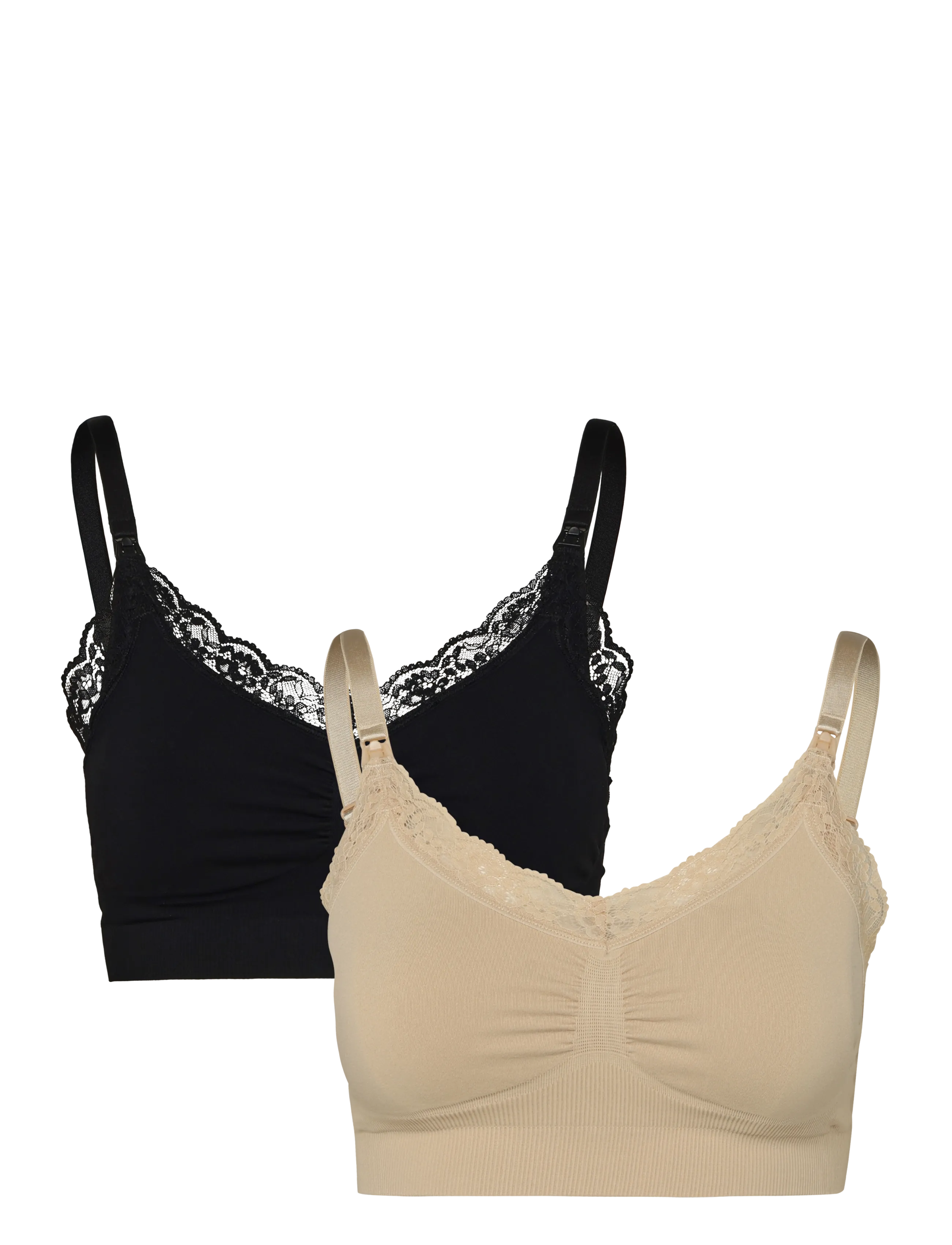 Only Maternity OLMROSIE NURSING LACE BRA 2-PACK ACC - Umstandsunterwäsche - CRÈME BRÛLÉE / cream