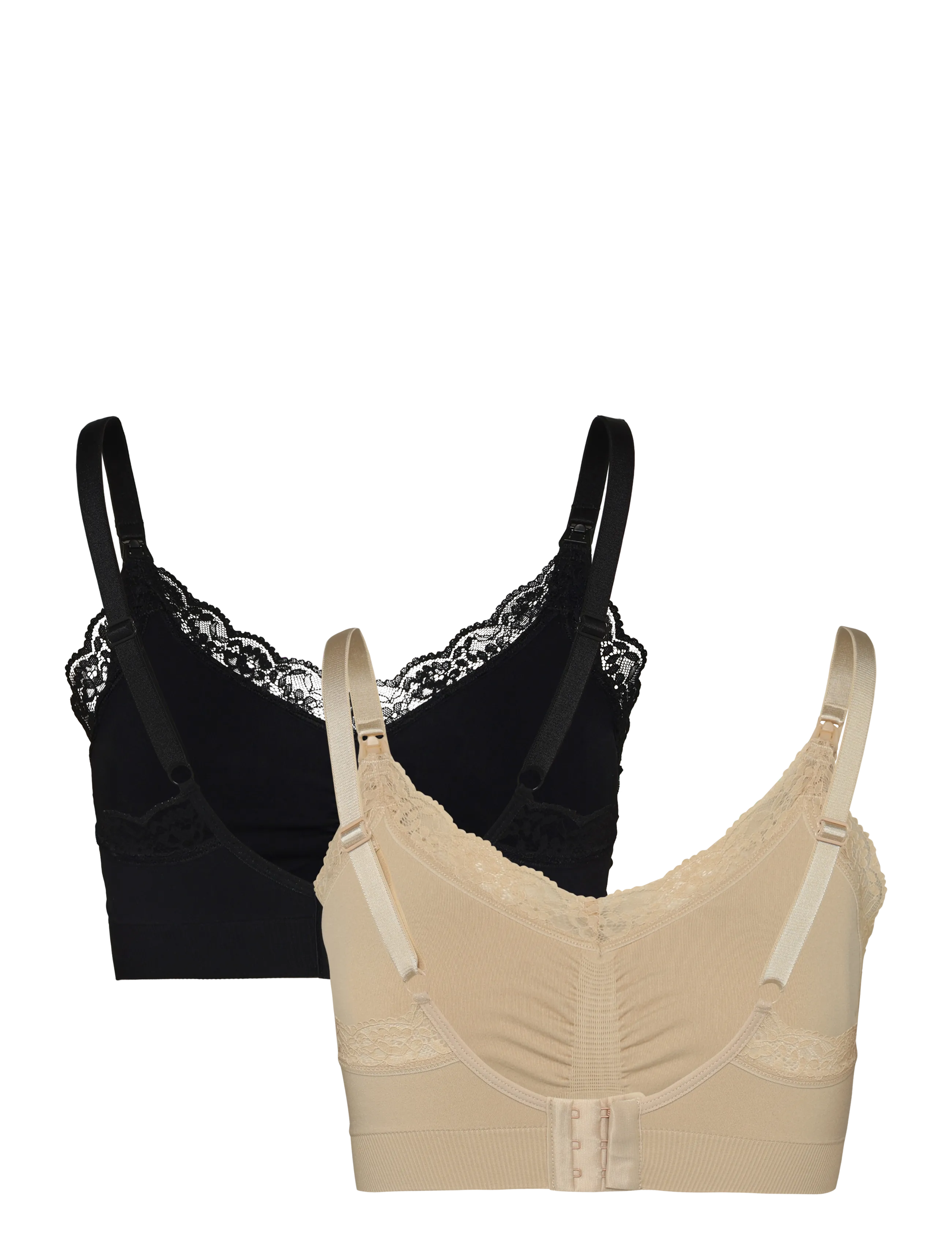 Only Maternity - OLMROSIE NURSING LACE BRA 2-PACK ACC - crÈme brÛlÉe - 1