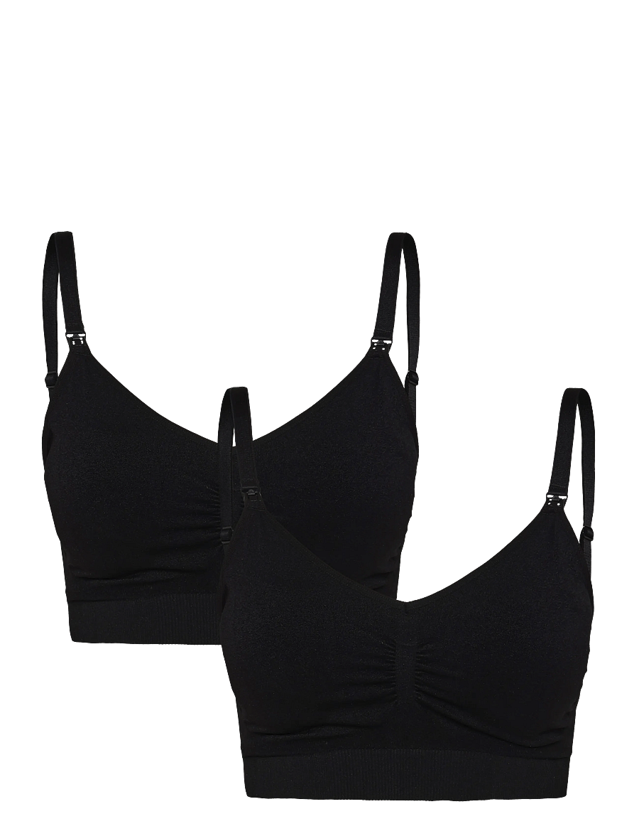 Only Maternity - OLMROSIE NURSING PADDED BRA 2-PACK ACC - black - 0