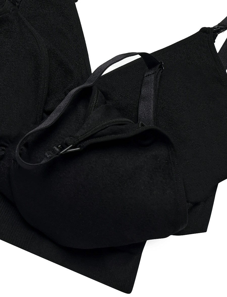 Only Maternity - OLMROSIE NURSING PADDED BRA 2-PACK ACC - black - 2