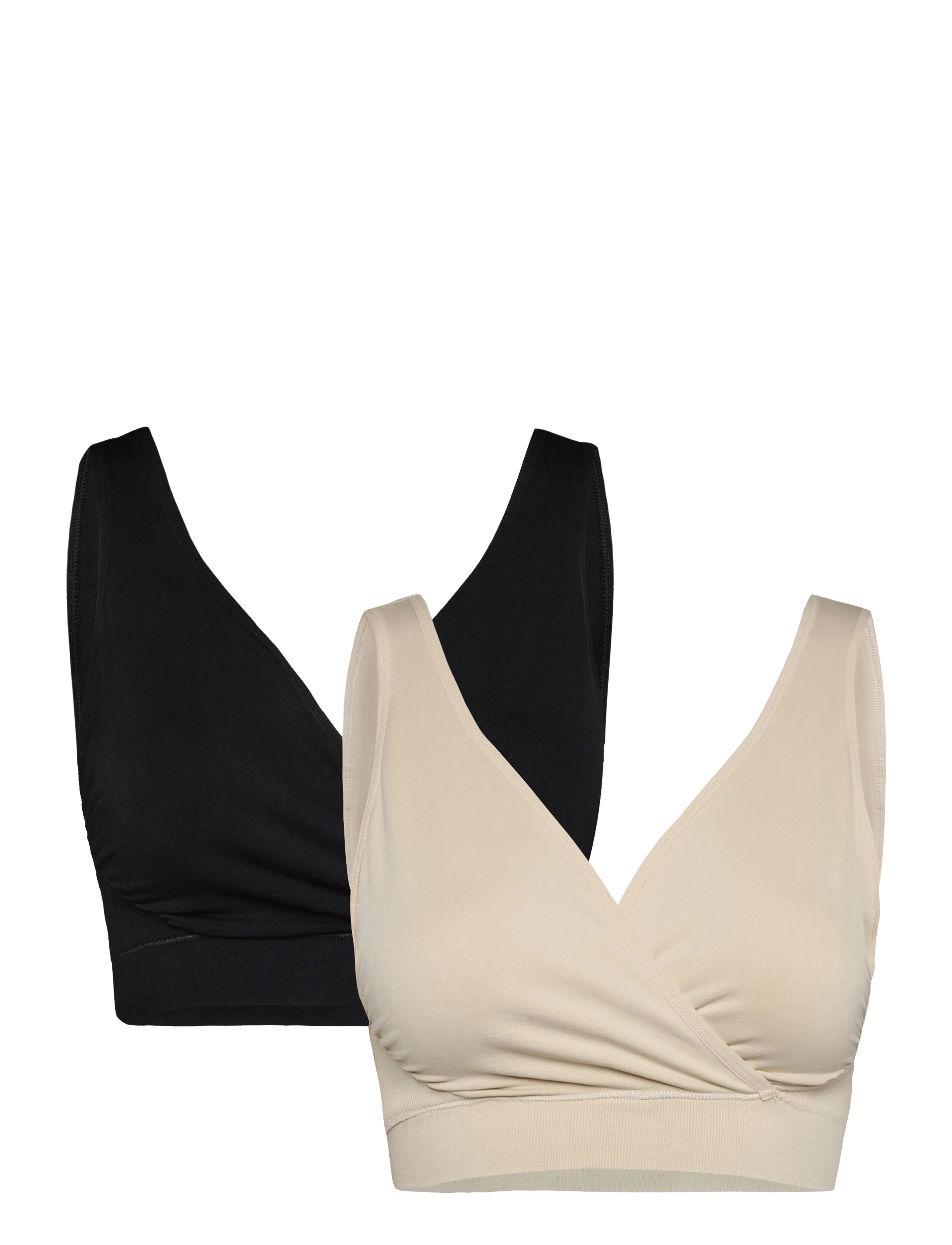 Only Maternity OLMROSIE NURSING WRAP BRA 2-PACK ACC - Til Mor - CRÈME BRÛLÉE / beige