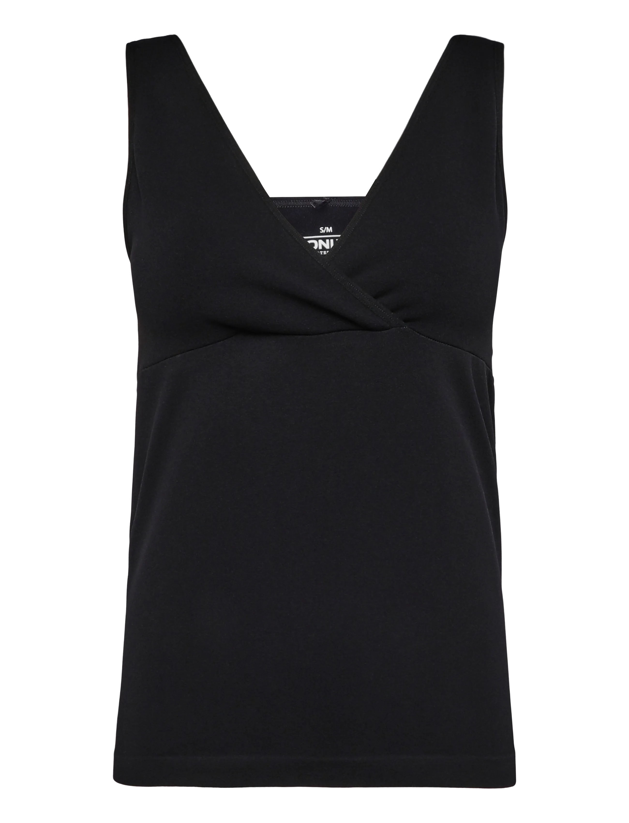 Only Maternity OLMLILIA NURSING S/L WRAP TOP ACC - Til Mor - BLACK / black