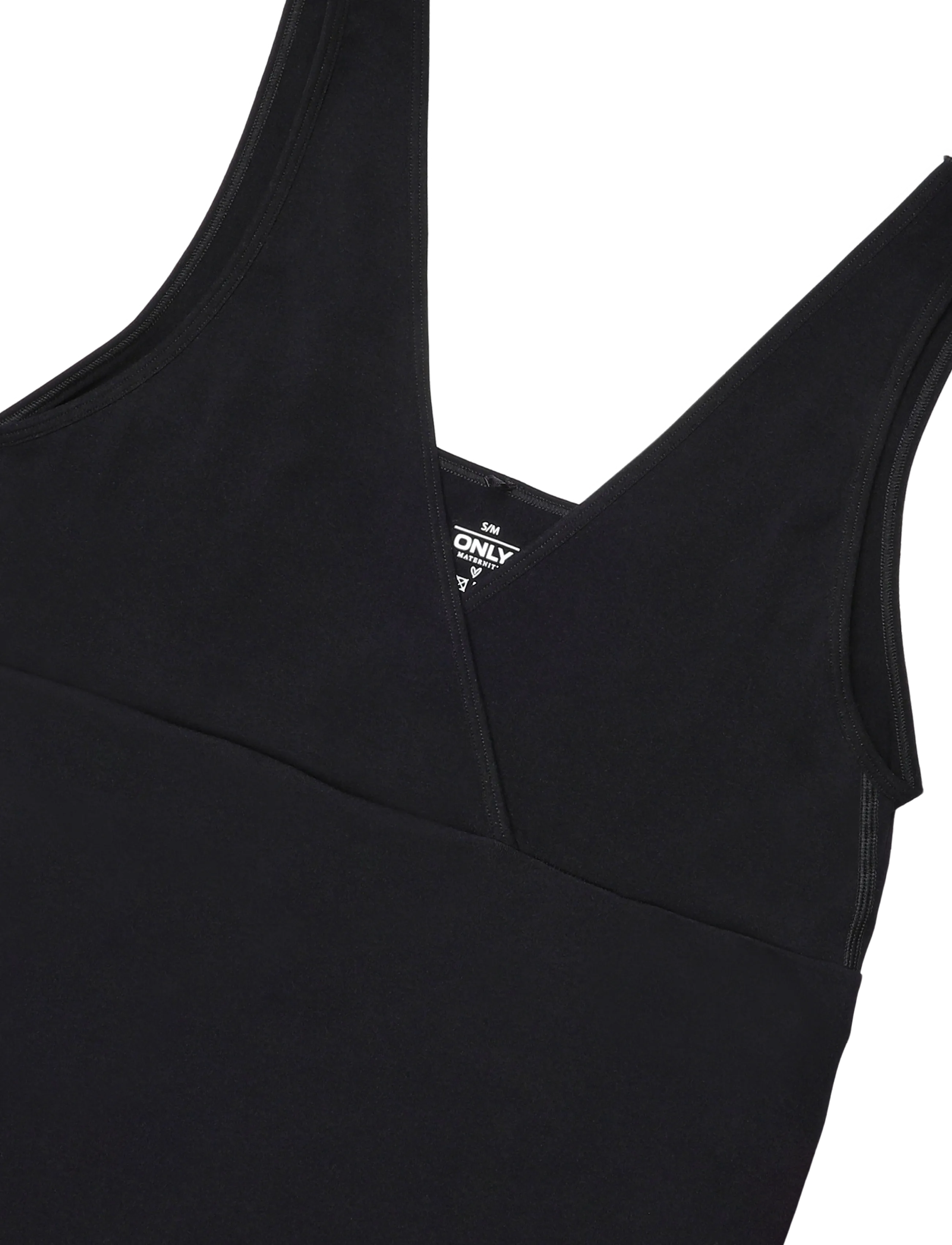 Only Maternity - OLMLILIA NURSING S/L WRAP TOP ACC - black - 2