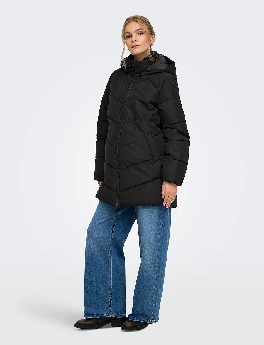 Only Maternity - OLMCLAIR MAMA PUFFER COAT OTW - winter jacket - black - 5