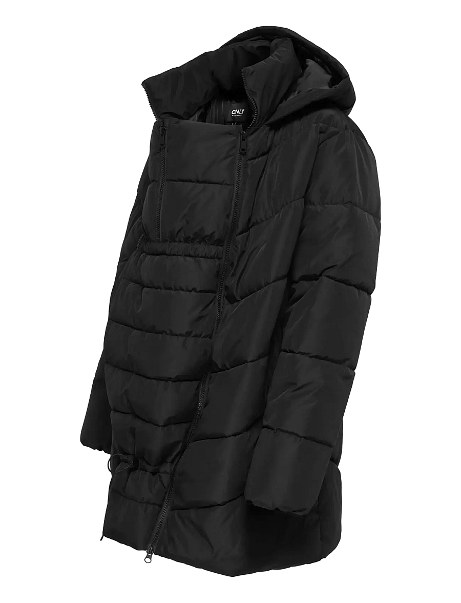 Only Maternity - OLMCLAIR MAMA PUFFER COAT OTW - winter jacket - black - 3
