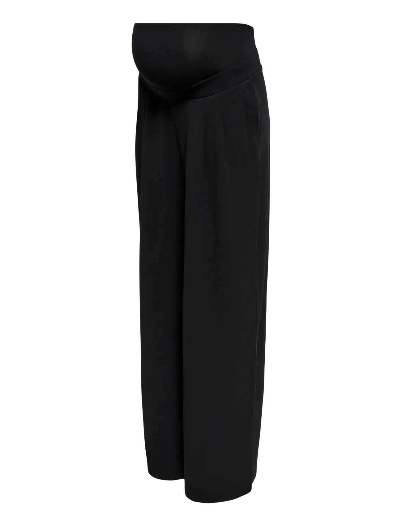 Only Maternity - OLMSANIA DART O/B WIDE PANT JRS NOOS - vida byxor - black - 3