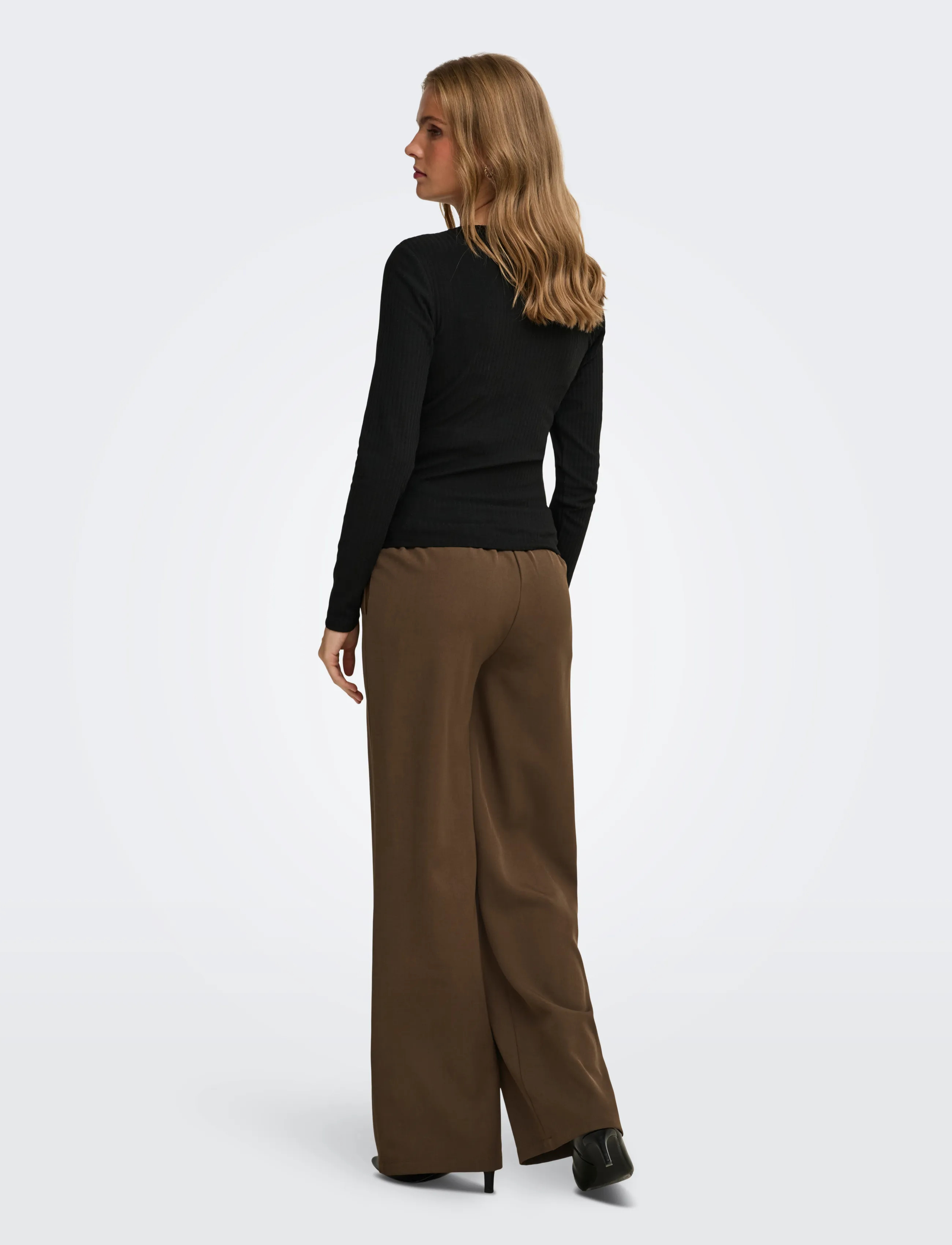 Only Maternity - OLMLINDA-BERRY O/B STR PANT TLR - chocolate martini - 4