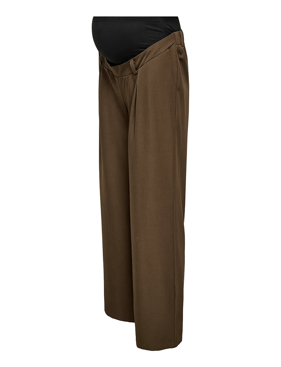 Only Maternity - OLMLINDA-BERRY O/B STR PANT TLR - chocolate martini - 3