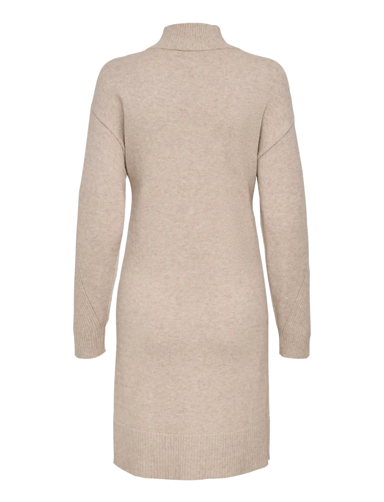 Only Maternity - OLMPRINCESS LS HIGHNECK DRESS KNT NOOS - mocha meringue - 1