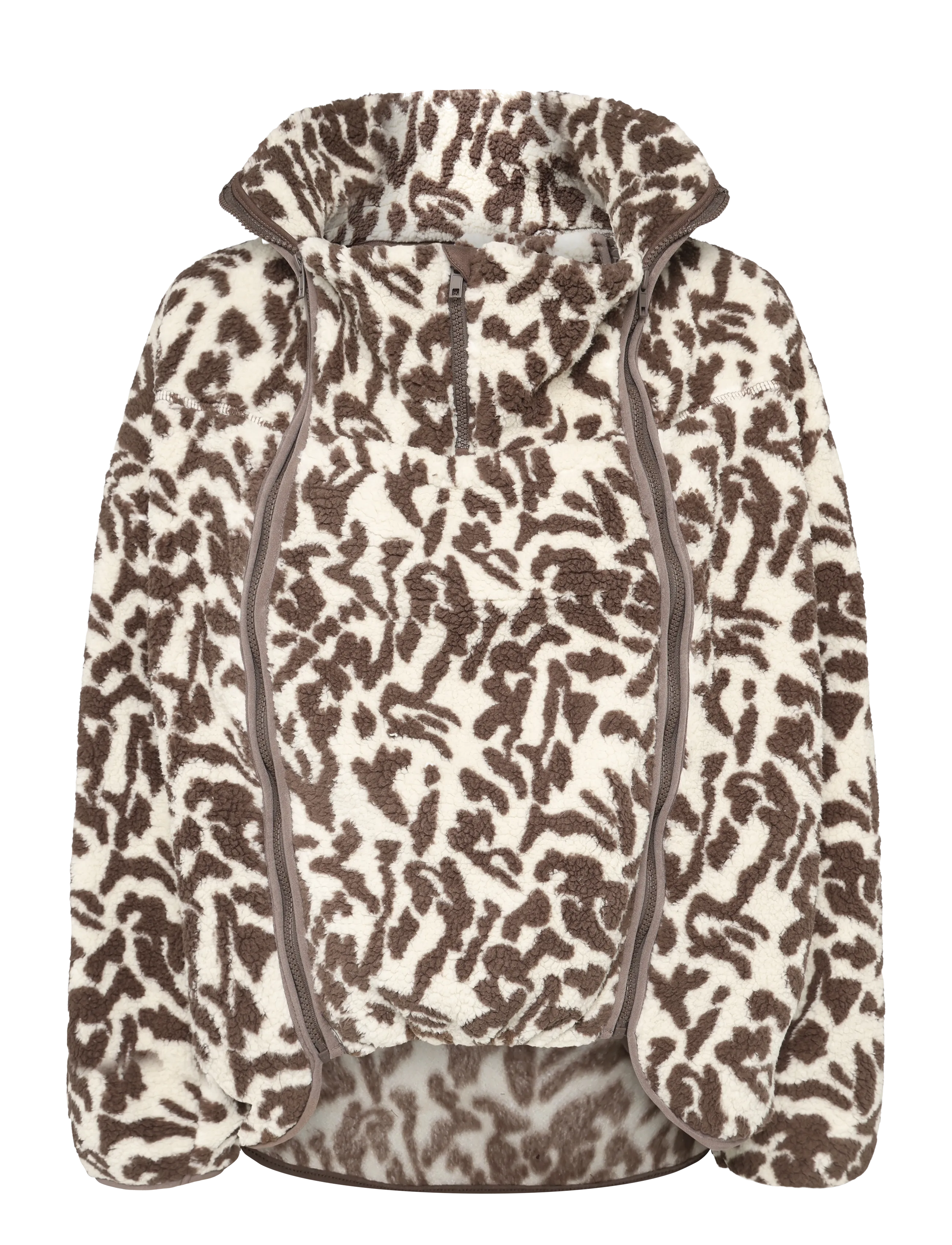 Only Maternity OLMMAMA DALLAS TEDDY 3 IN ONE SWEAT - Tøj - BRACKEN / brown