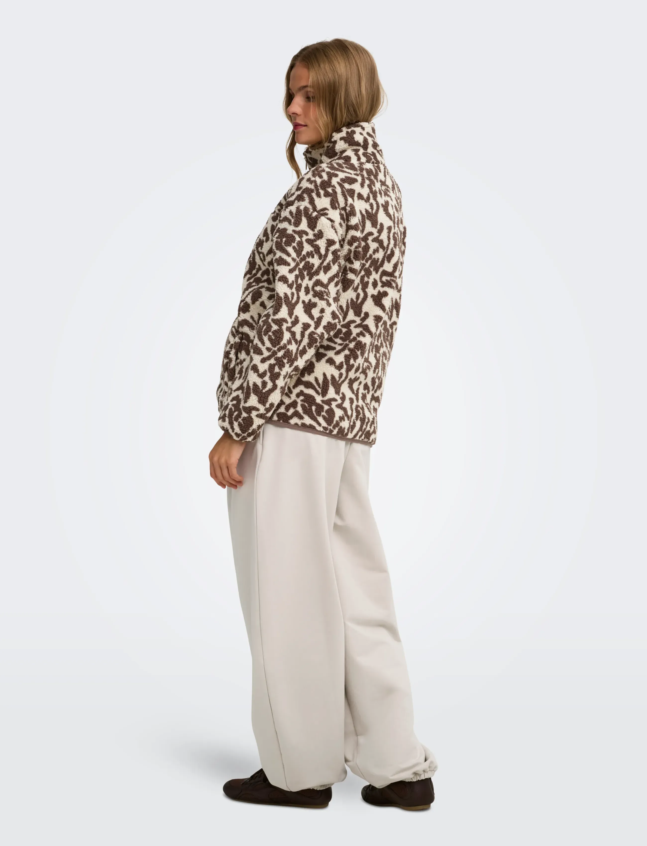 Only Maternity - OLMMAMA DALLAS TEDDY 3 IN ONE SWEAT - herbstersparnisse - bracken - 3