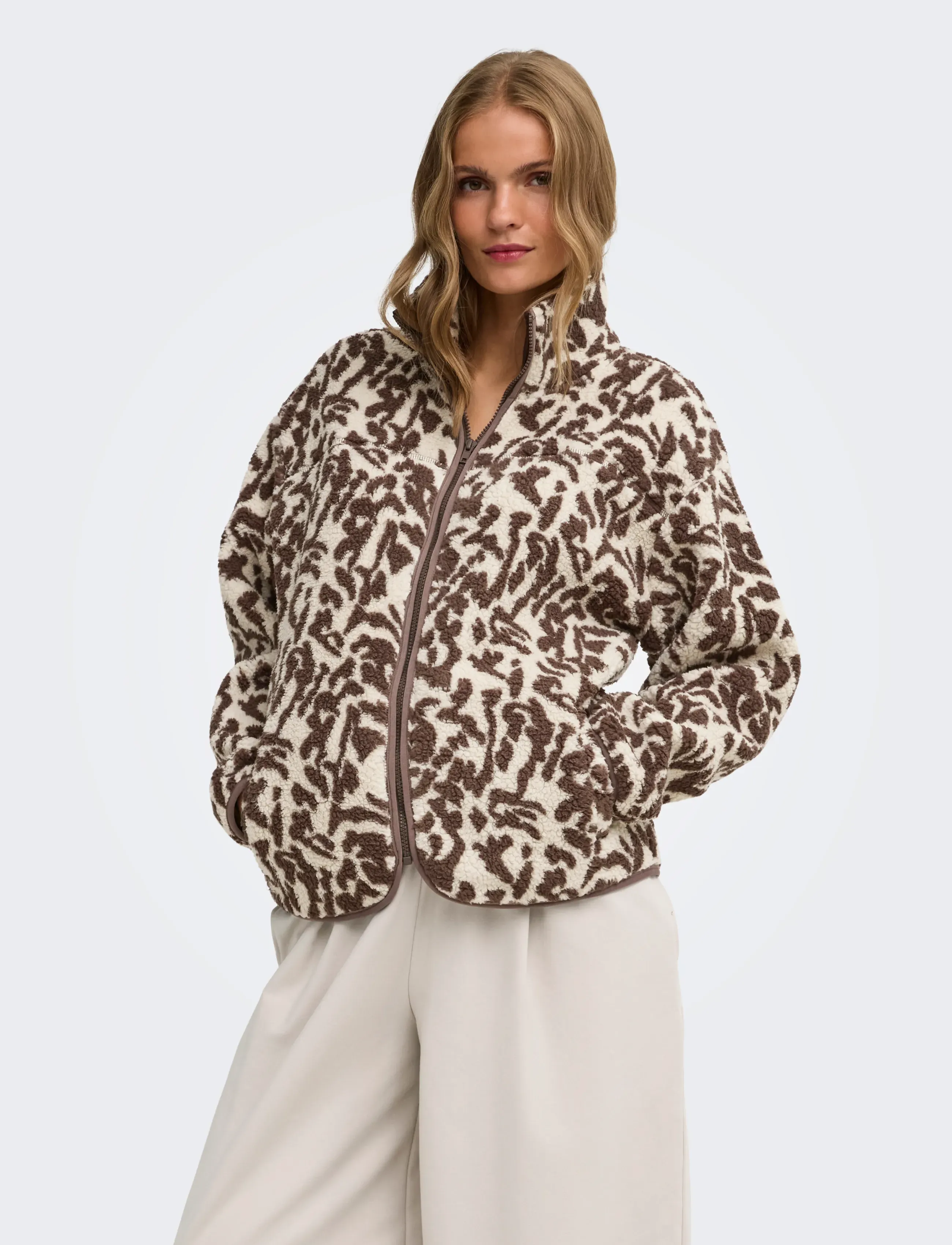 Only Maternity - OLMMAMA DALLAS TEDDY 3 IN ONE SWEAT - herbstersparnisse - bracken - 5