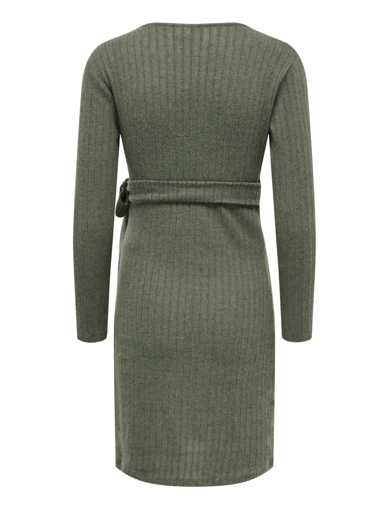 Only Maternity - OLMLOLA LS WRAP TIE ABK NURS DRESS JRS - smokey olive - 1