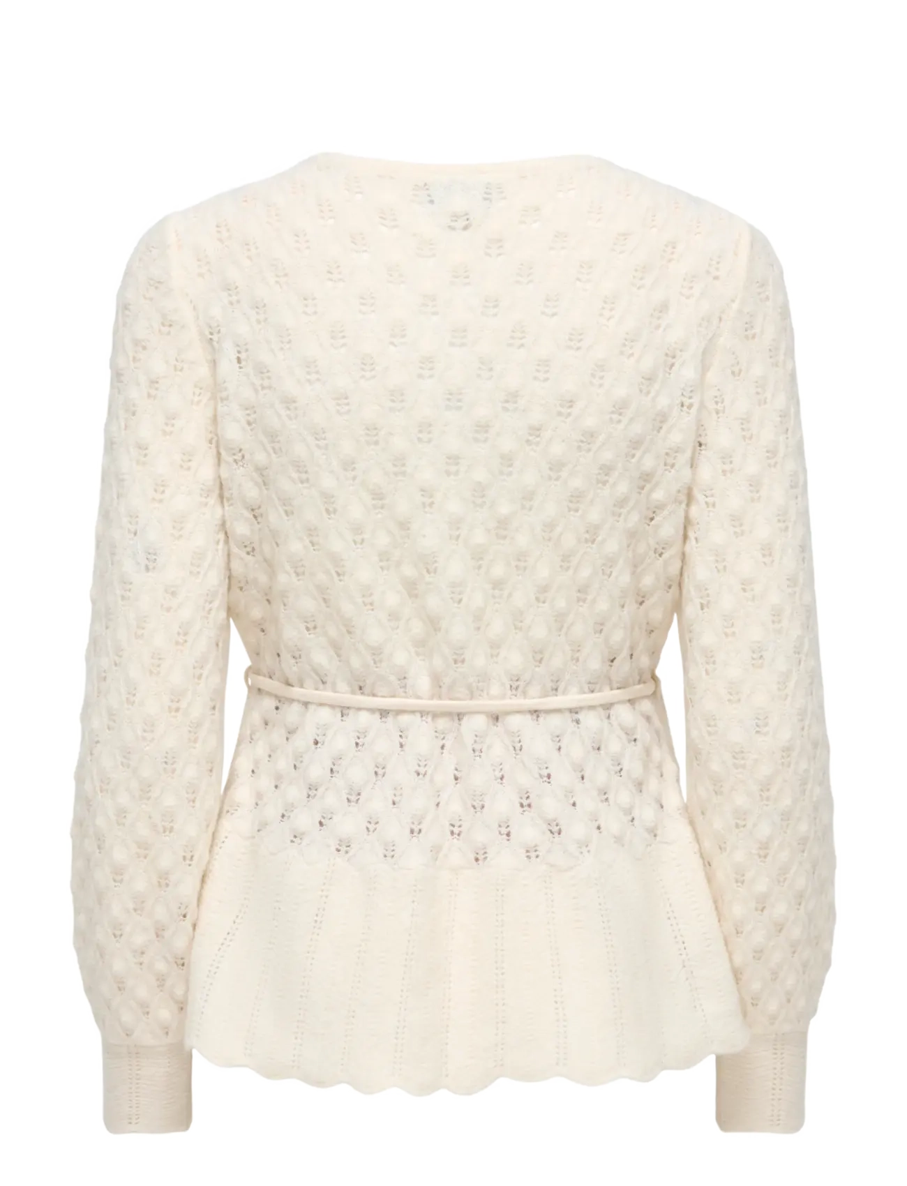 Only Maternity - OLMSILLA LS WRAP CARDIGAN KNT - overdele - birch - 1