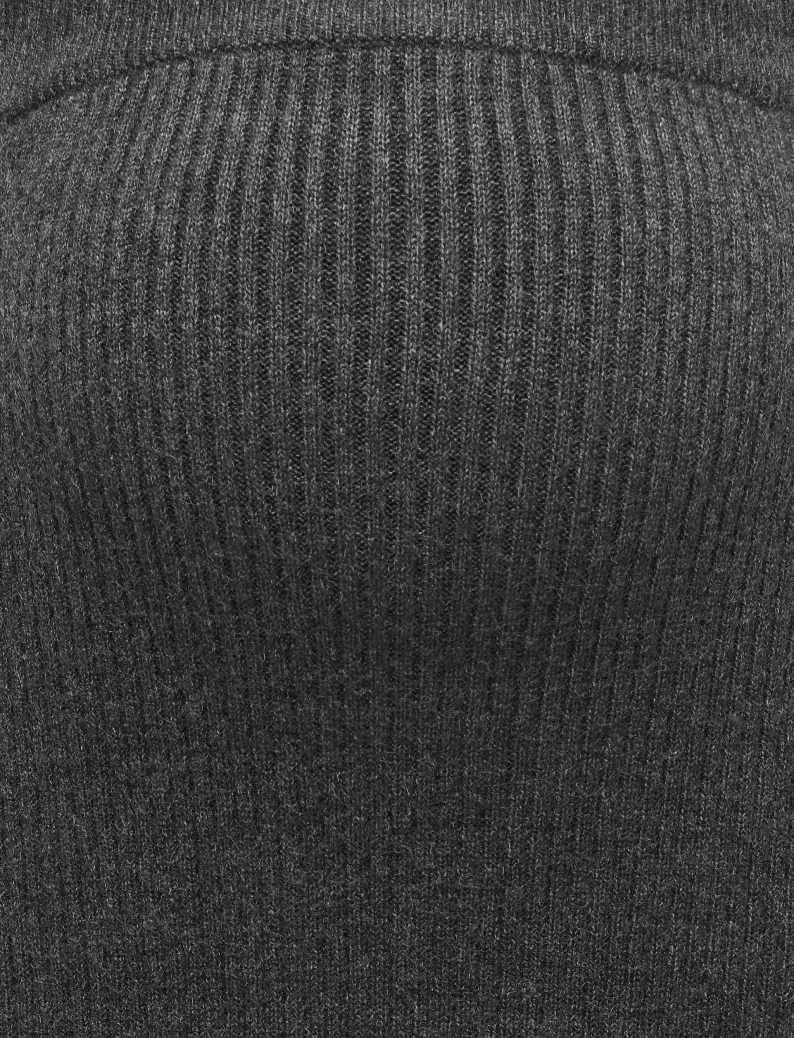 Only Maternity - OLMRIBELLA MINI SKIRT KNT - knitted skirts - dark grey melange - 3