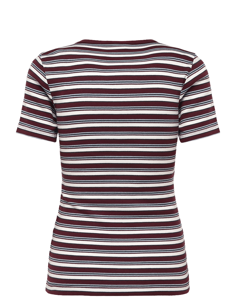 Only Maternity - OLMVAL S/S O-NECK STRIPE NURSING TOP JRS - fig - 1
