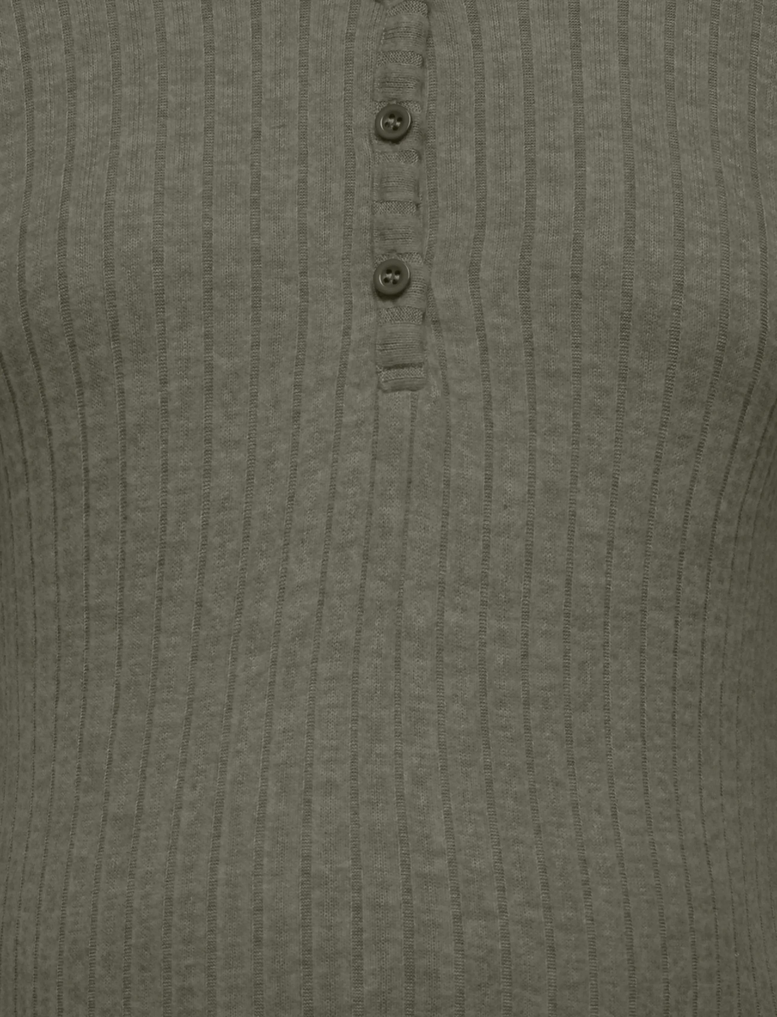 Only Maternity - OLMLOLA L/S V-NECK BTN RIB TOP JRS - smokey olive - 3