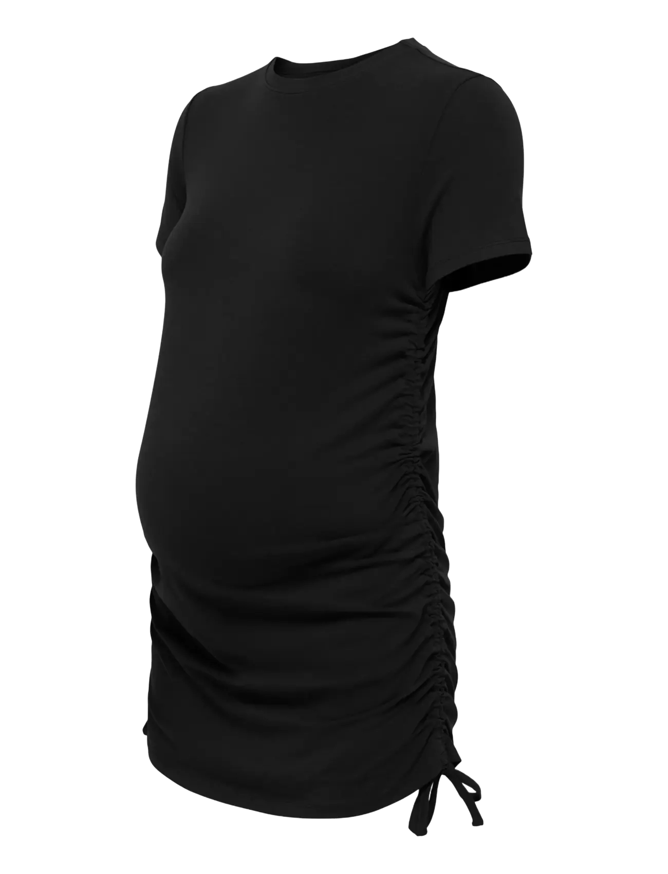 Only Maternity - OLMLOVELY S/S O-NECK STRING TOPJRS - black - 2