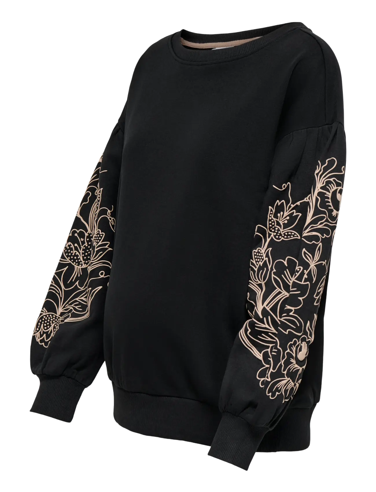 Only Maternity - OLMDEBORAH L/S BOATNECK SWEAT JRS - everyday style - black - 2