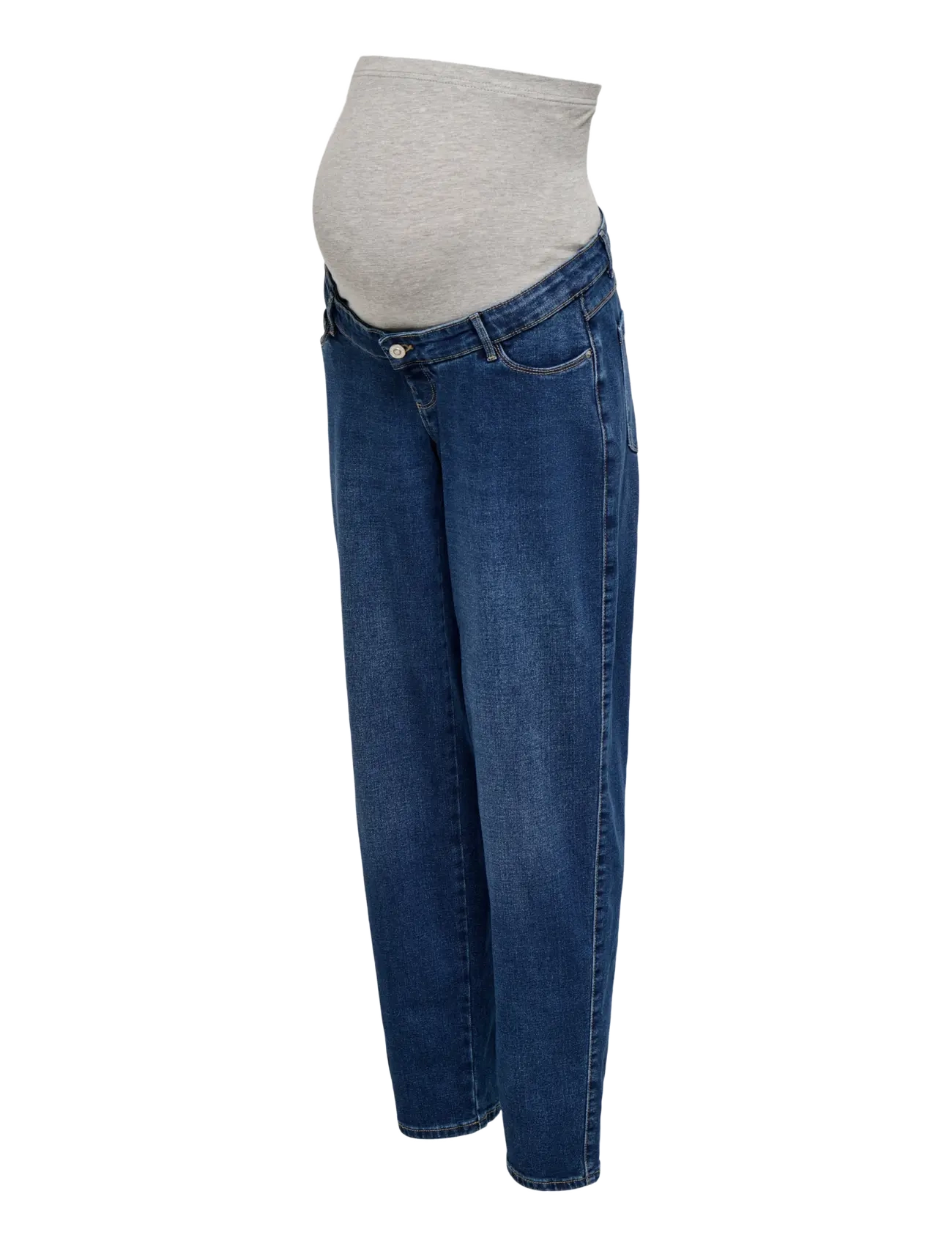 Only Maternity - OLMSNOW BARREL DNM PIM - barrel jeans - dark blue denim - 3