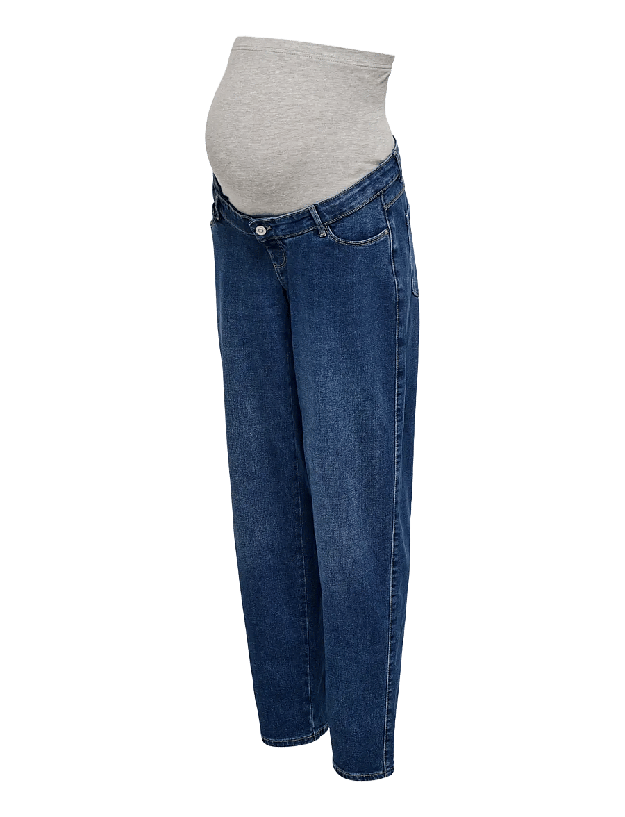 Only Maternity - OLMSNOW BARREL DNM PIM - barrel jeans - dark blue denim - 3
