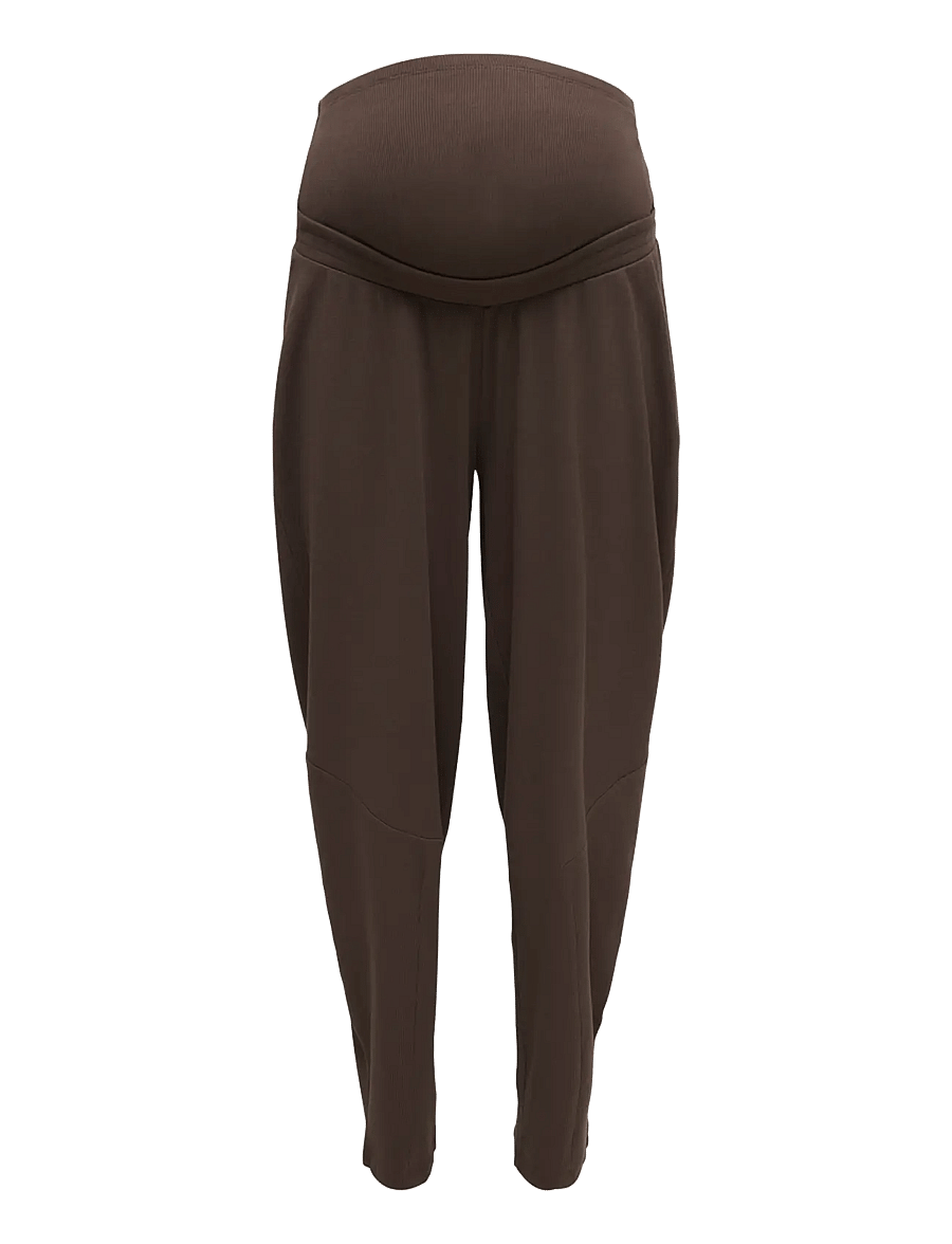 Only Maternity - OLMDURIA O/B BALLOON PANT JRS - coffee bean - 0