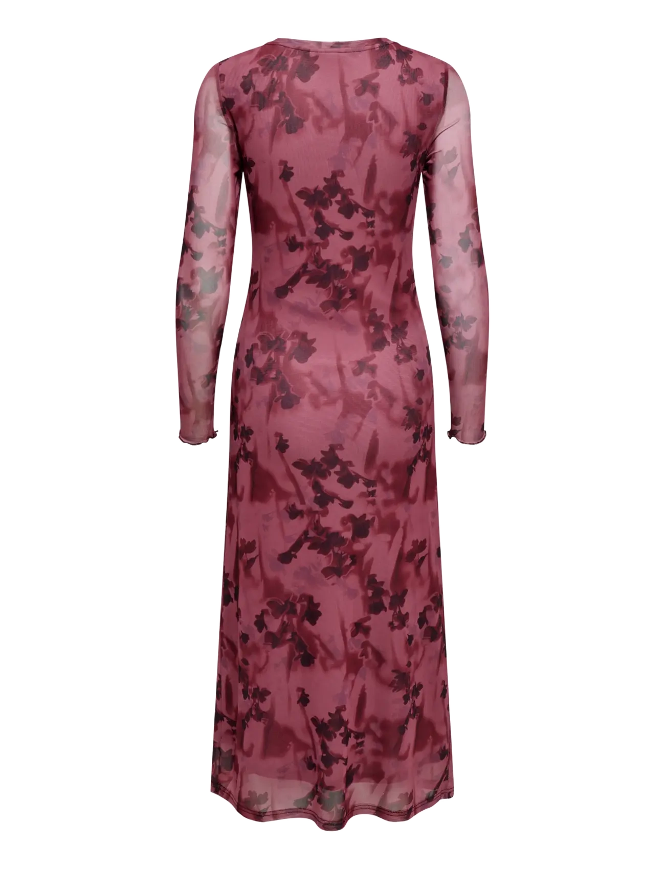 Only Maternity - OLMJUNGLE L/S O-NECK MIDAXI DRESS JRS - rumba red - 2