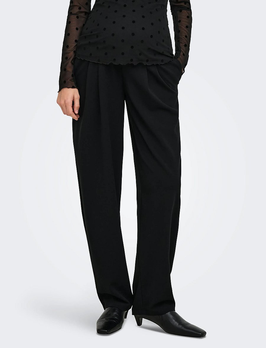 Only Maternity - OLMBANG BARREL O/B PANT JRS - black - 0