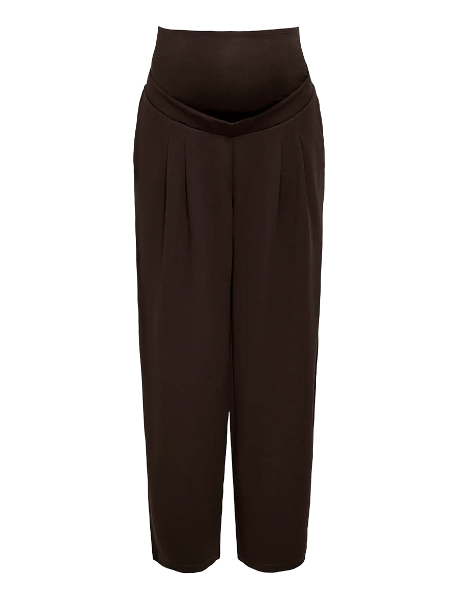 Only Maternity - OLMBANG BARREL O/B PANT JRS - barrel trousers - coffee bean - 1