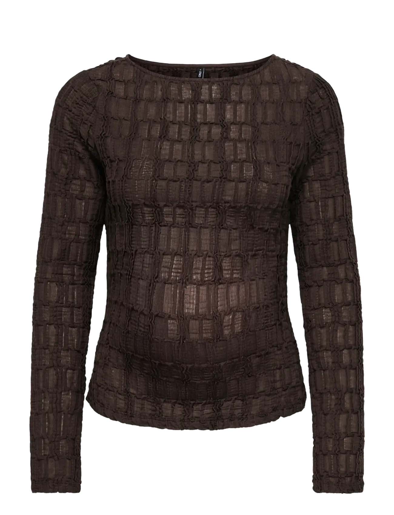 Only Maternity OLMJADE L/S BOATNECK TOP JRS - coffee bean - Rasedate riided - COFFEE BEAN / brown