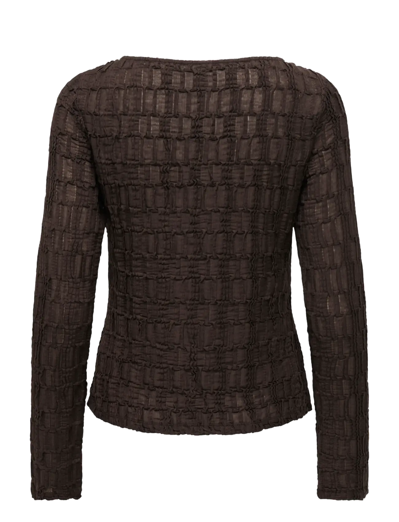 Only Maternity - OLMJADE L/S BOATNECK TOP JRS - coffee bean - 1