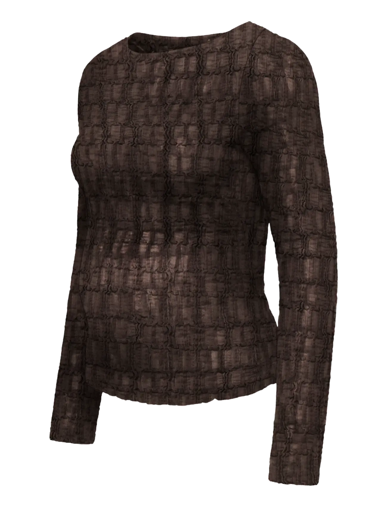 Only Maternity - OLMJADE L/S BOATNECK TOP JRS - coffee bean - 2