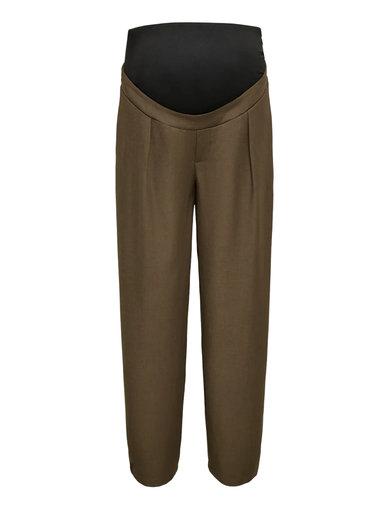 Only Maternity OLMCALLY O/B BARREL PANT PNT - Byxor - SLATE BLACK / khaki/green