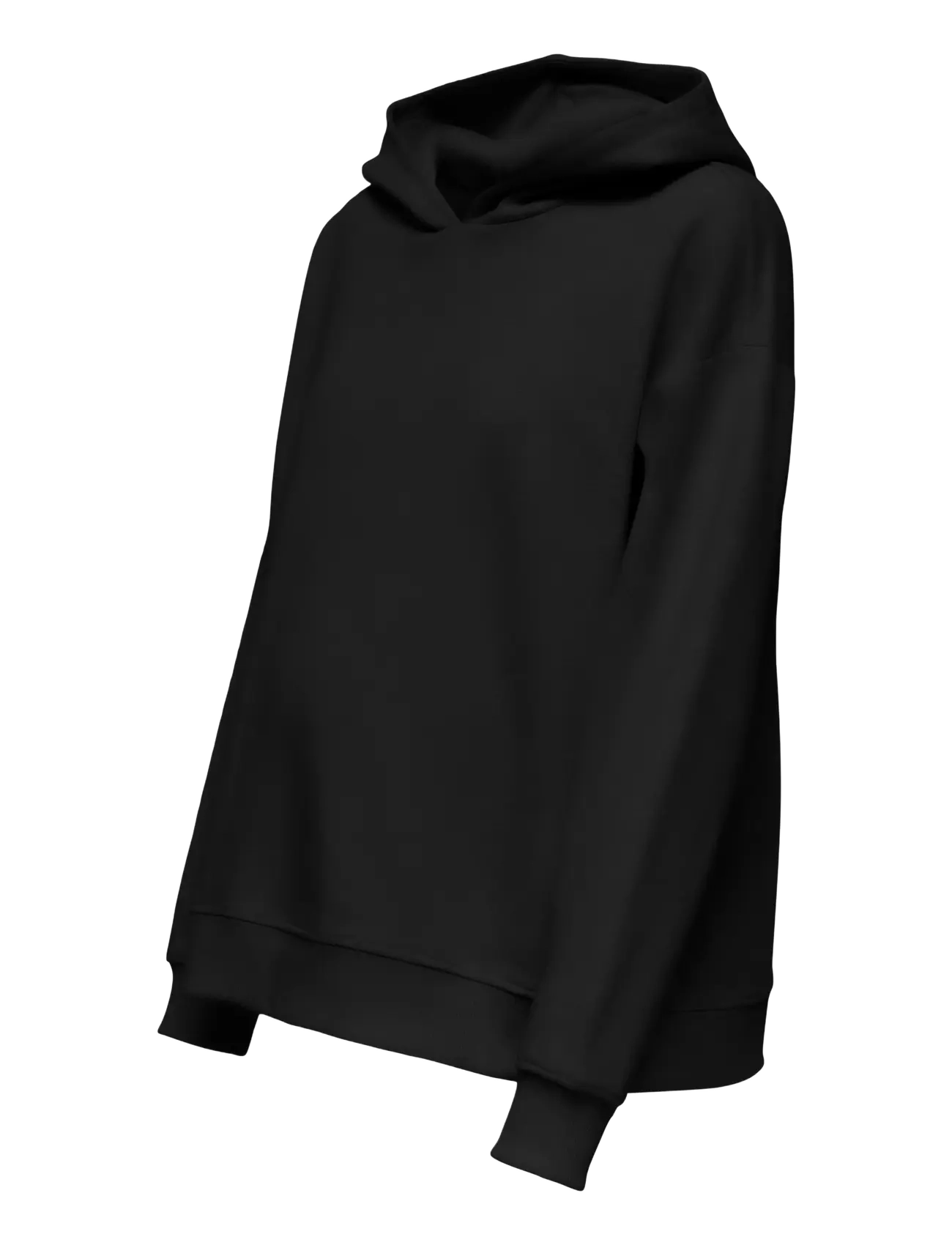 Only Maternity - OLMCOSITA BASE L/S SLIT HOOD SWEAT JRS - kapuzenpullover - black - 2