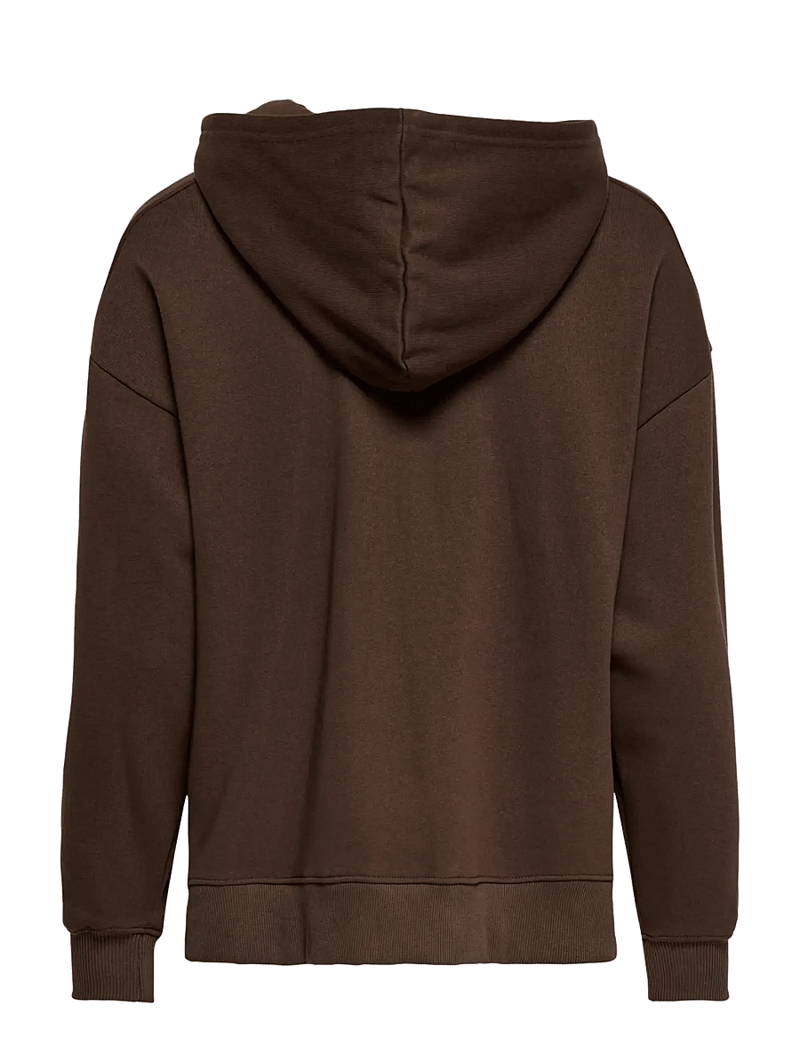 Only Maternity - OLMCOSITA BASE L/S SLIT HOOD SWEAT JRS - hoodies - coffee bean - 1