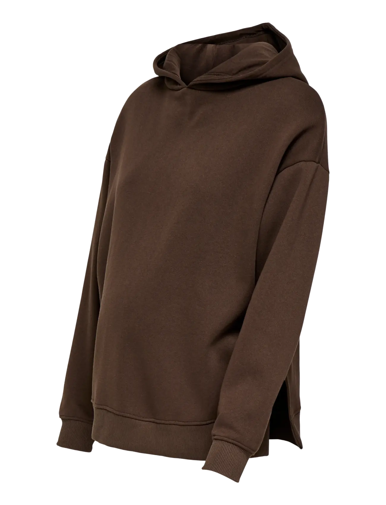 Only Maternity - OLMCOSITA BASE L/S SLIT HOOD SWEAT JRS - hoodies - coffee bean - 2