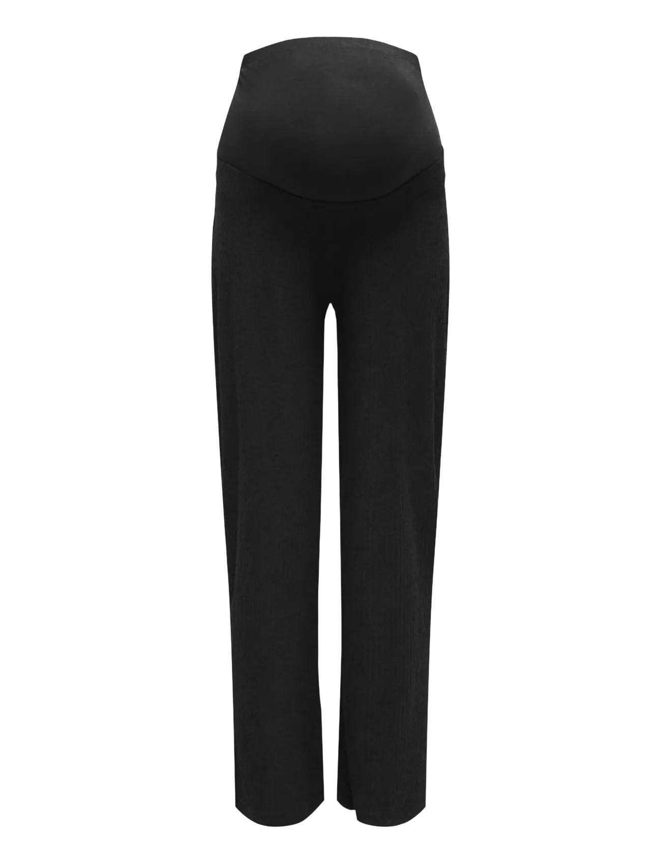Only Maternity OLMMALAYA O/B WIDE PANT JRS - Hosen - BLACK / black