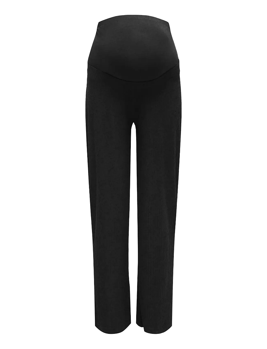 Only Maternity - OLMMALAYA O/B WIDE PANT JRS - black - 0