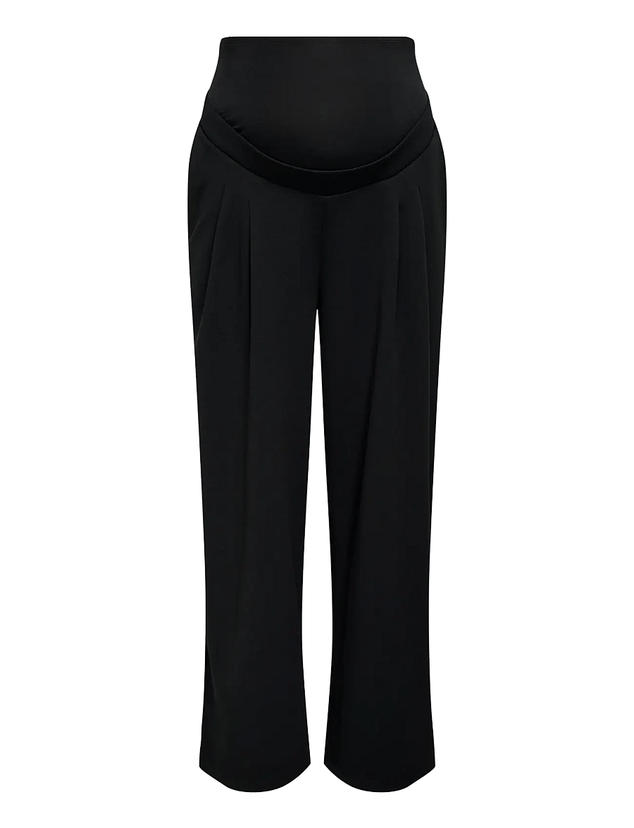 Only Maternity - OLMBANG WIDE O/B PANT JRS - black - 0