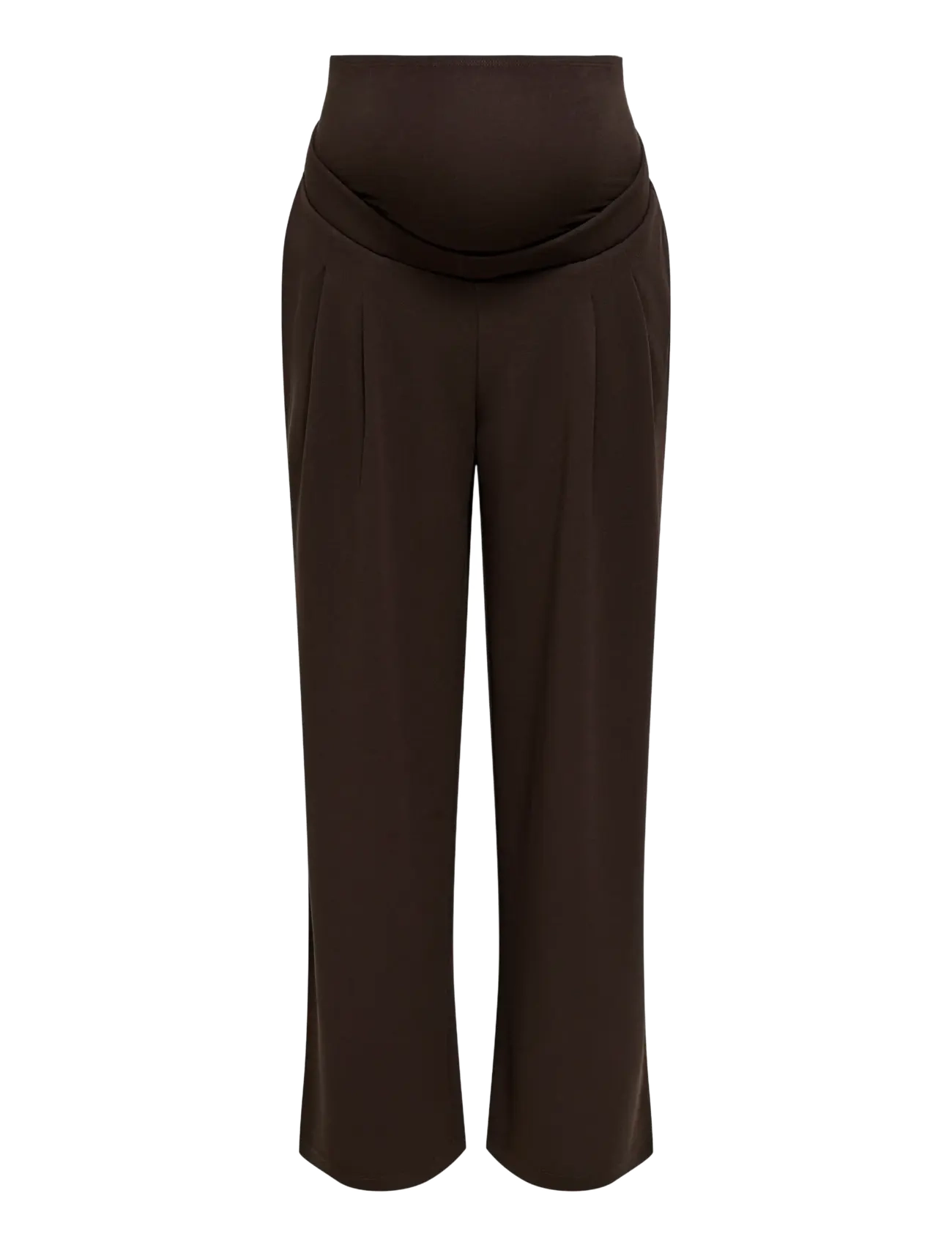 Only Maternity - OLMBANG WIDE O/B PANT JRS - bottoms - coffee bean - 1