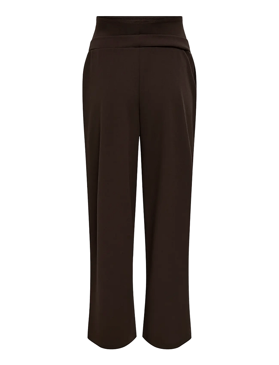 Only Maternity - OLMBANG WIDE O/B PANT JRS - bottoms - coffee bean - 2