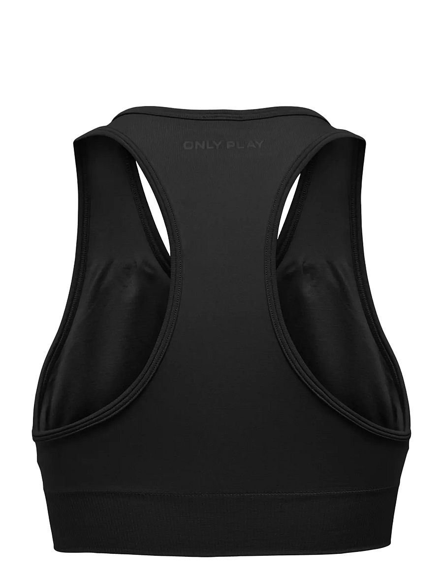 Only Play - ONPDAISY SEAMLESS SPORTS BRA - OPUS - vidējs atbalsts - black - 2