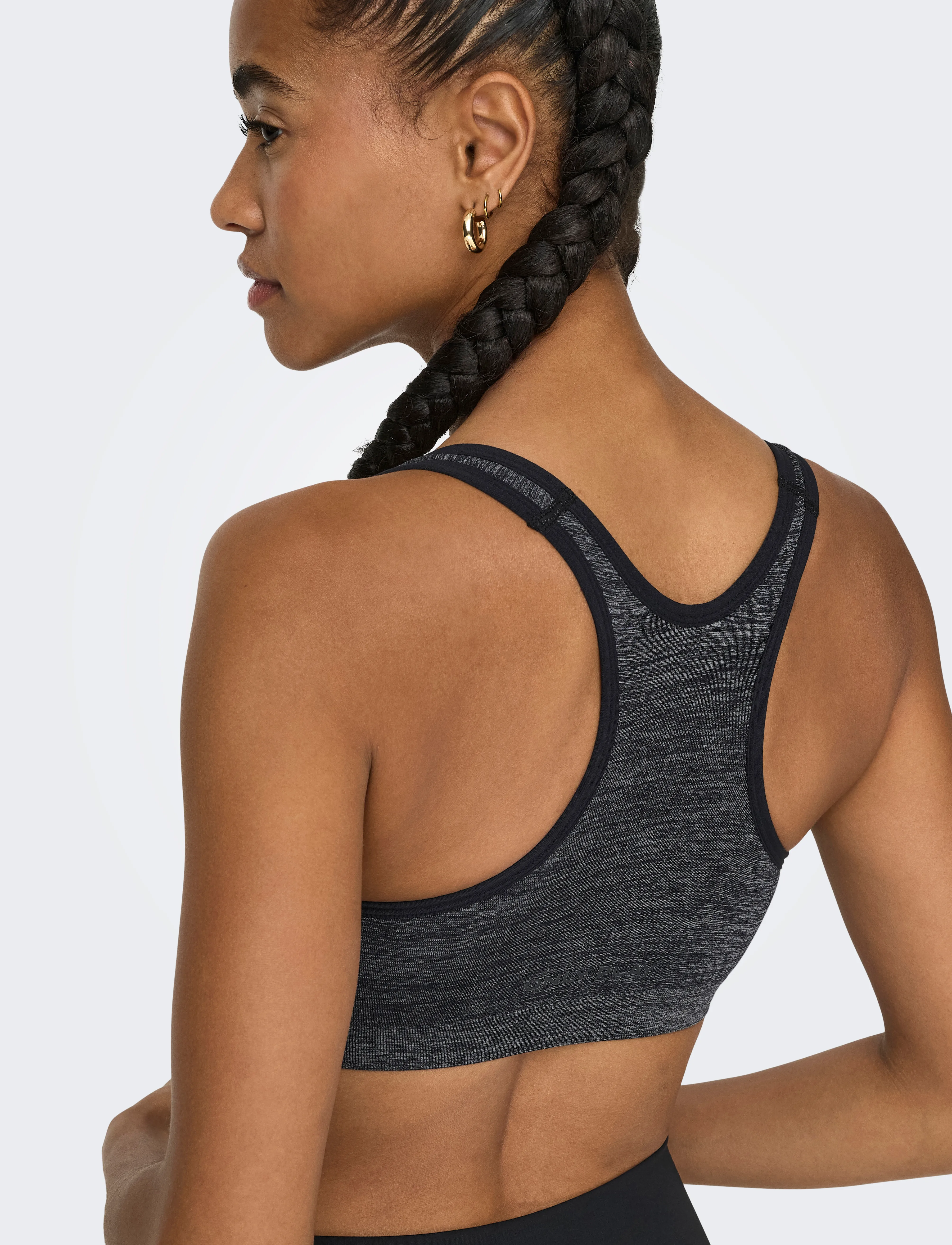 Only Play - ONPMARTINE SEAMLESS SPORTS  BRA OPUS - høj støtte - black - 3