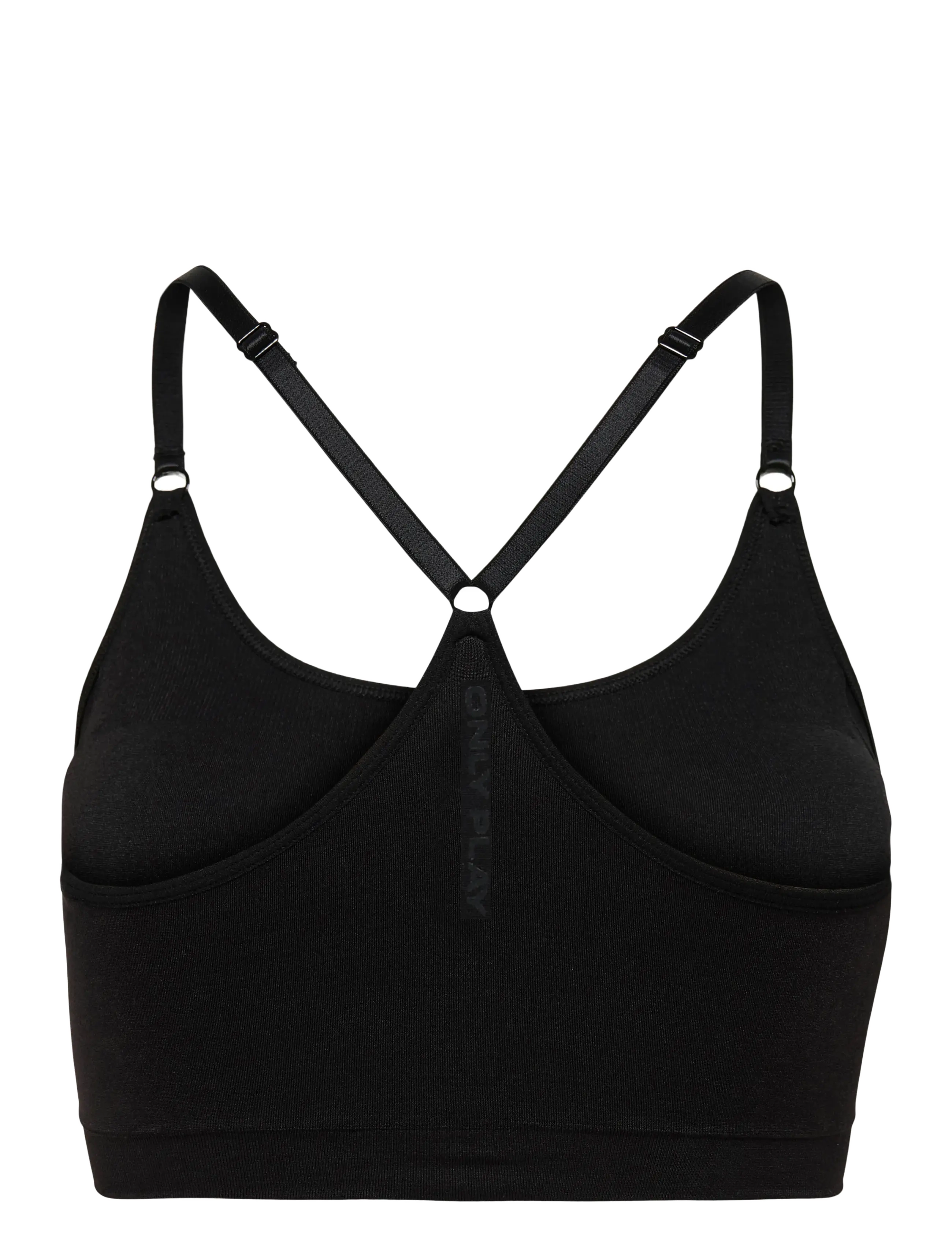 Only Play - ONPLEA-2 SEAM BRA - sport bh's: laag - black - 2