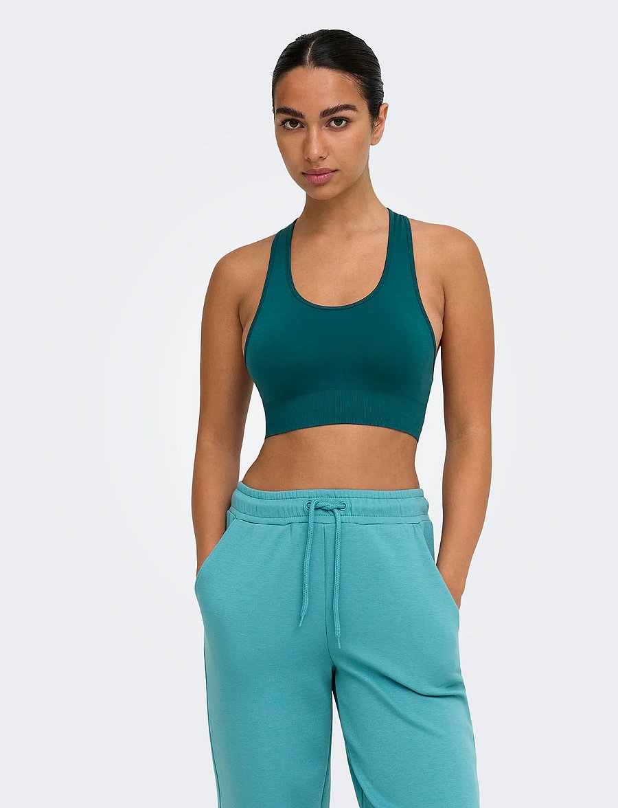 Only Play - ONPDAISY-2 SEAM BRA NOOS - mittlerer halt - atlantic deep - 0