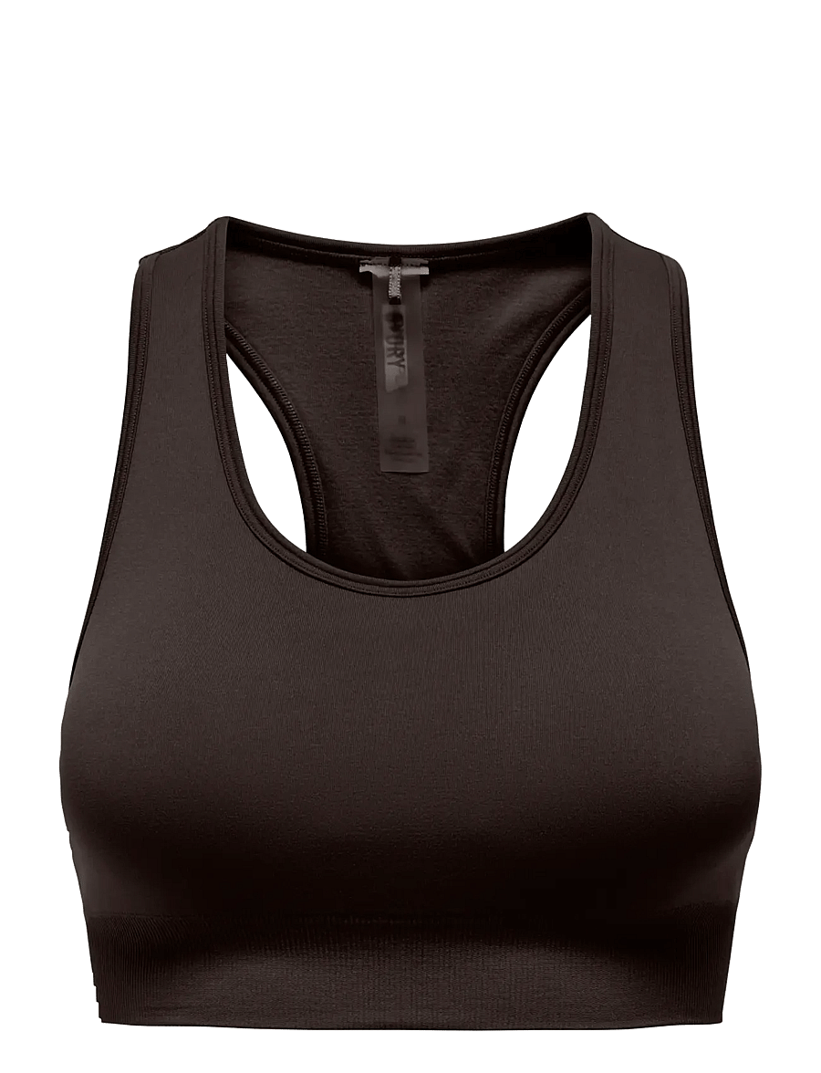 Only Play - ONPDAISY-2 SEAM BRA NOOS - medium støtte - chocolate torte - 1