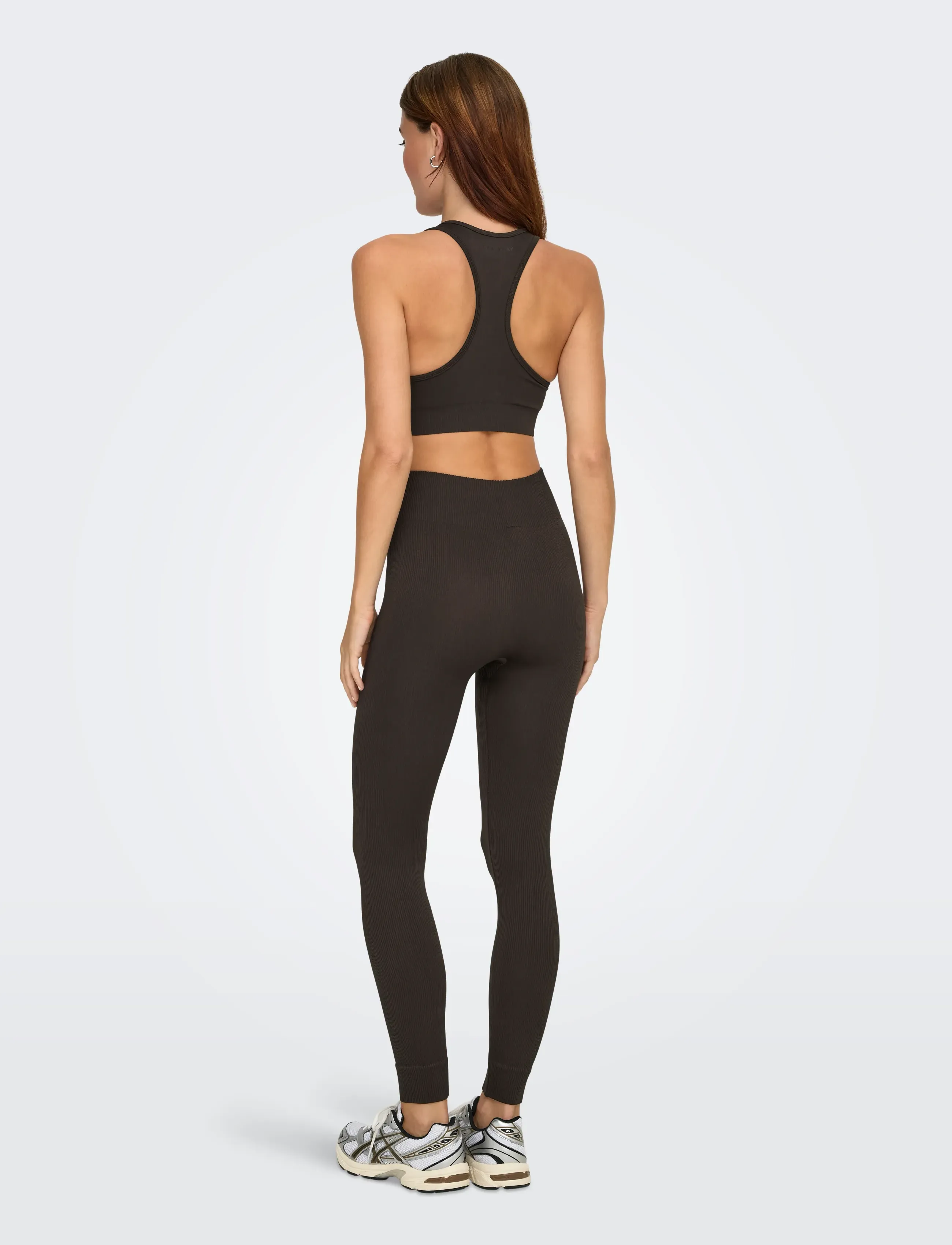 Only Play - ONPDAISY-2 SEAM BRA NOOS - medium støtte - chocolate torte - 3